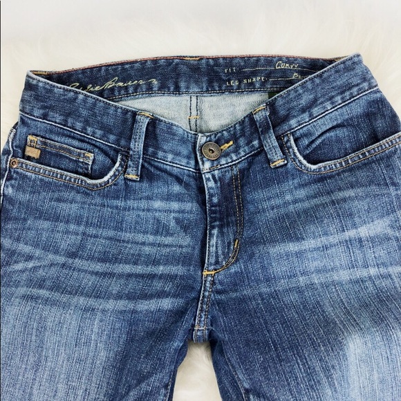 Eddie Bauer Curvy Fit Boot Cut Jeans - Picture 4 of 6